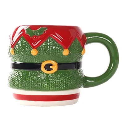 Image of Christmas Mug Novelty Design Elf Jumper