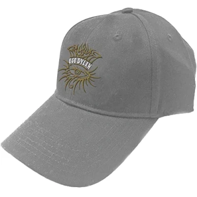 Image of Band Monkey Bob Dylan Unisex Baseball Cap: Eye Icon Grey