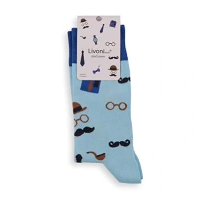 Image of Livoni Gentleman Regular Socks 35 38, Multi Coloured, S