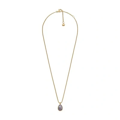Image of Skagen Necklace for Women Agnethe, Total Length: 40cm + 5cm Gold Stainless Steel Necklace, SKJ1557710