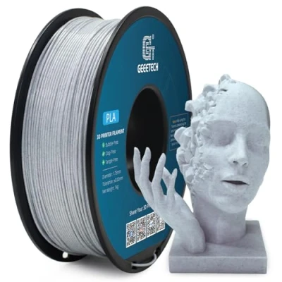 Image of Geeetech Marble PLA Filament 1.75mm, 3D Printer for Printers Pens, 1kg per Spool