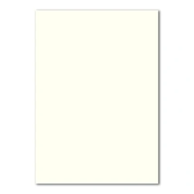 Image of 50 sheets DIN A5 paper natural white 120gr 14.8 x 21cm craft sheet construction letterhead
