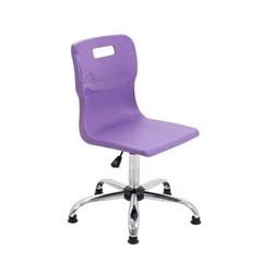 Image of Titan Swivel Senior Chair 435 525mm Seat Height Purple T35 PG