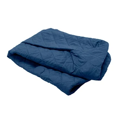 Image of Furhaven Replacement Dog Bed Cover Quilted Sofa Style, Machine Washable Navy, Medium