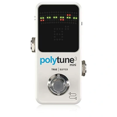 Image of TC Electronic POLYTUNE 3 MINI Tiny Polyphonic Tuner with Multiple Tuning Modes and Built In BONAFIDE BUFFER