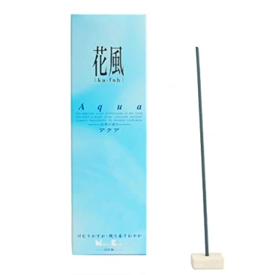 Image of aqasha Nippon Kodo Incense Sticks Ka fuh Aqua 120 14 cm