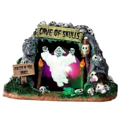 Image of Lemax Spooky Town Cave Of Skulls B/O