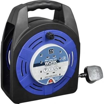 Image of Masterplug Cable Reel 4 Gang 20m