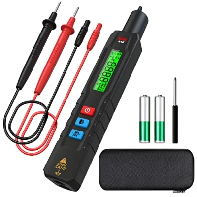 Image of BSIDE Voltage Tester AC DC Non Contact Electrical Dual mode Pen Electric Thermometer NCV VFC Buzzer Alarm Flashlight Wire Breakpoint Finder