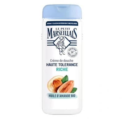 Image of Le Petit Marseillais High Tolerance Shower Cream Rich Organic Almond Oil 400 ml