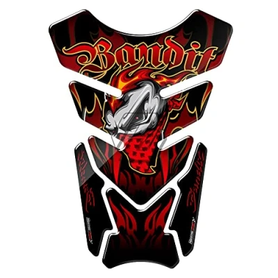 Image of Aflytep Tank Traction Pad Decals Motorcycle Protector Sticker Bandit Tankpad Case For Suzuki 600 650 1200 1250 650S 600S ABS (Color : Red)