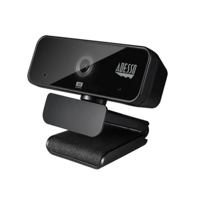 Image of Adesso CyberTrack H6 4K Ultra HD USB Webcam with Built In Stereo Microphone and Privacy Shutter, noise cancellation, PC/Laptop/MAC/Tablet, Works Skype, Zoom, FaceTime, Hangouts Black