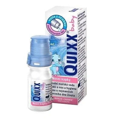 Image of Quixx Baby Nasal Drops for Children from Birth 10ml 100% Natural