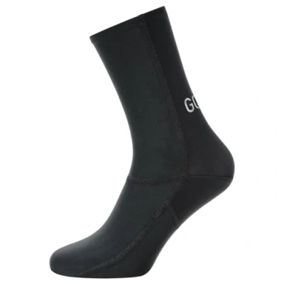 Image of GORE WEAR Unisex Cycling Socks Shield, Partial TEX INFINIUM, Black, 39/40