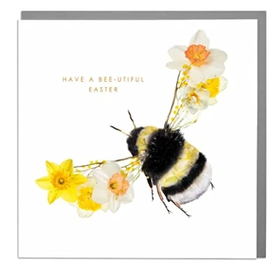 Image of Have A Bee utiful Easter Card with Grey Envelope by Lola Design