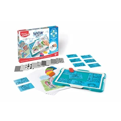 Image of Maped Creativ Texture Art Kit with Drawing Table Assorted Design Fun Activity Set for Kids 5+