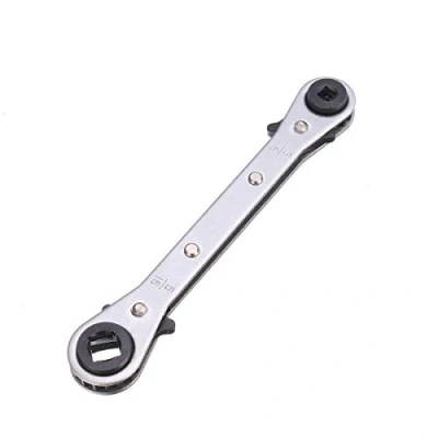Image of Double Box Ratchet Wrench Refrigeration Tool Air Conditioning 3/16 1/4 5/16 DE (A)