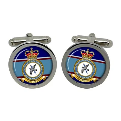 Image of Tactical Communications Wing, RAF Cufflinks in Box