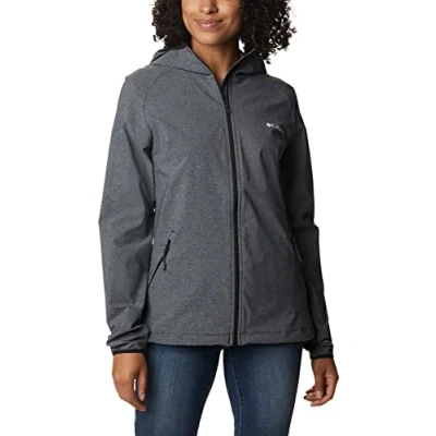Image of Columbia Women&#039;s Heather Canyon Softshell Jacket Jacket, Black, Size M