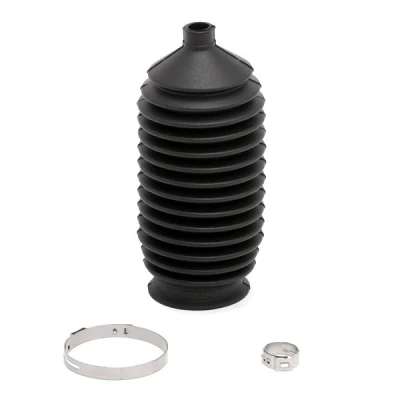 Image of 406643, 406643S1 Bellow, steering FEBI BILSTEIN 39198 Rubber with clamps PEUGEOT: 306 Hatchback, Estate, CITROËN: Xsara Picasso