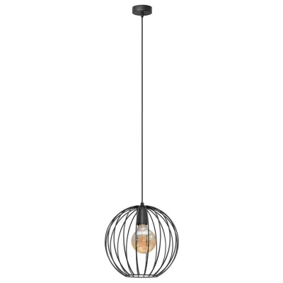 Image of HELAM Cumera pendant light cage lampshade Ø 30 cm