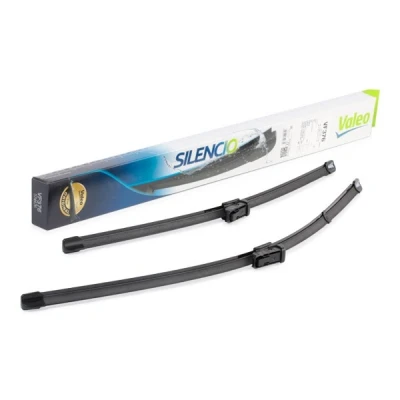 Image of 81B998002 Wiper BLADE VALEO SILENCIO X.TRM, FLAT SET 574476 600, 475mm Front Beam with spoiler for left hand drive vehicles Top Lock