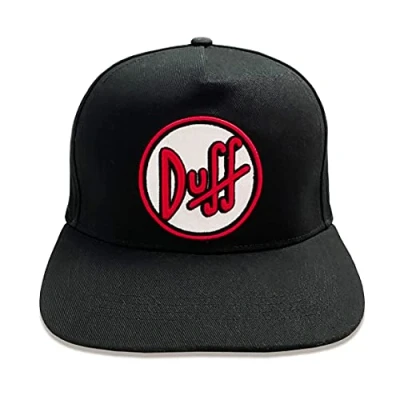 Image of Official Simpsons Adult Unisex Baseball Cap Black