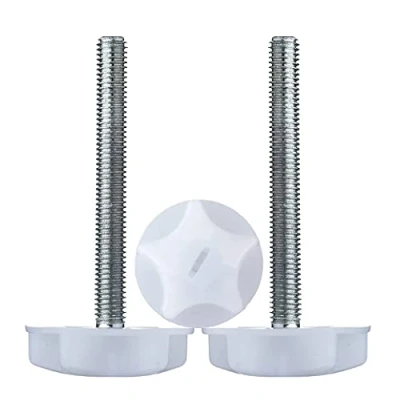 Image of Just Accessories M8 HEADBOARD BOLTS SCREWS WITH FITTED WASHERS FIXINGS FOR DIVAN BED Ottoman 50mm/90mm (2, X 90mm)