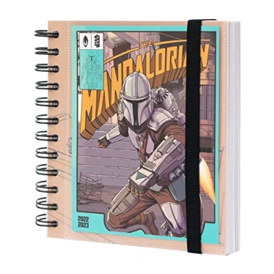 Image of Grupo Erik: Official The Mandalorian Diary 2022 2023 Back To School 11 Months Academic Day Page August June Mid Year With Stickers Gifts
