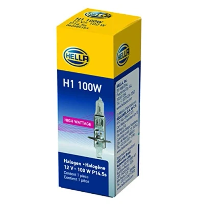 Image of HELLA H1 100W High Wattage Bulb, 12V