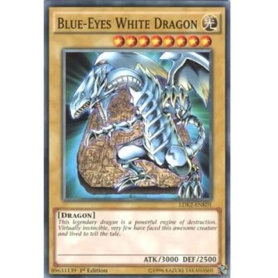 Image of YuGiOh : LDK2 ENK01 Limited Ed Blue Eyes White Dragon (Alternate Art 1) Common Card ( Yu Gi Oh! Single ) by Deckboosters