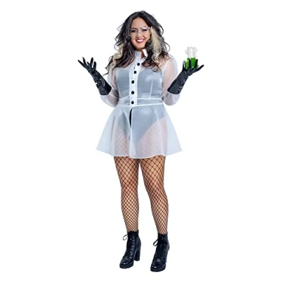 Image of Starline Women&#039;s Plus Mad Scientist Costume Adult Sized, White, 3X