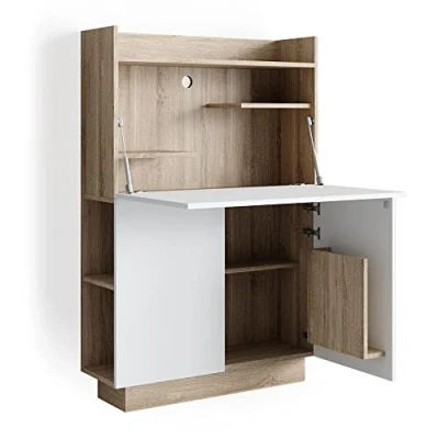 Image of Vicco Secretary desk Alena, Sonoma/White, 85 x 27 cm