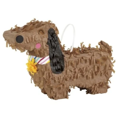 Image of Mini Dachshund Pinata Favor Decoration (20cm x 14cm) Adorable &amp; Unique Handcrafted Design Perfect for Parties Events 1 Pc