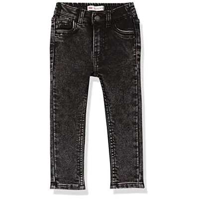 Image of Levi&#039;s Kids Skinny Knit Pull on Jean Baby Boys, Washed Black, 6 Months