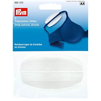 Image of Prym Bra Strap Retainer, Milk, On Size