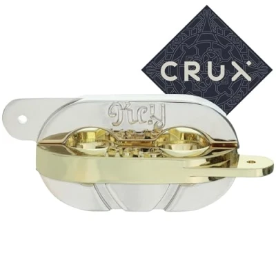 Image of Hanayama Cast Keyring Puzzle Level 2 of 6 Fairly Hard Includes Crux Sticker