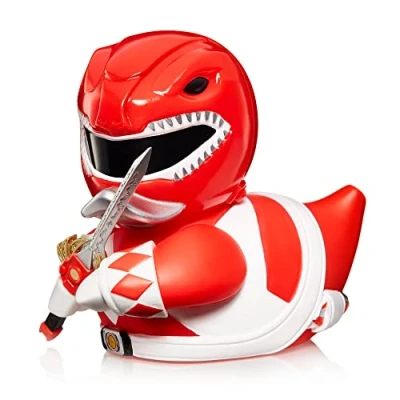 Image of TUBBZ Red Ranger Collectible Vinyl Rubber Duck Figure Official Power Rangers Merchandise Kids TV, Movies &amp; Video Games
