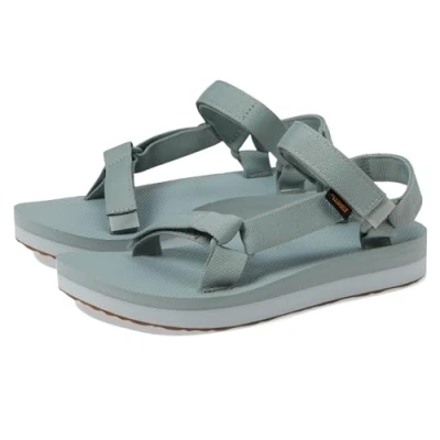 Image of Teva Women&#039;s Midform Universal Sport Sandal, Wrought Iron/Pearl Blue, 4 UK