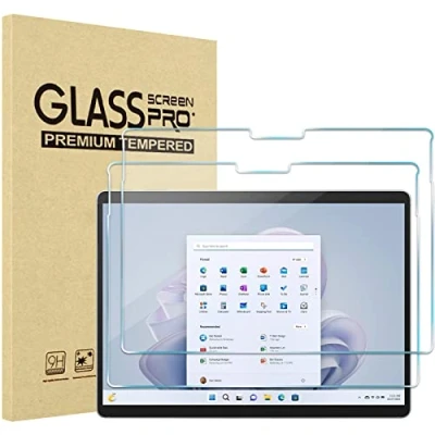 Image of ProCase 2 Pack Screen Protector for Surface Pro 11/10/9 13 inch; Tempered Glass Film Guard 13.0 inch Microsoft 2024 2022 Release