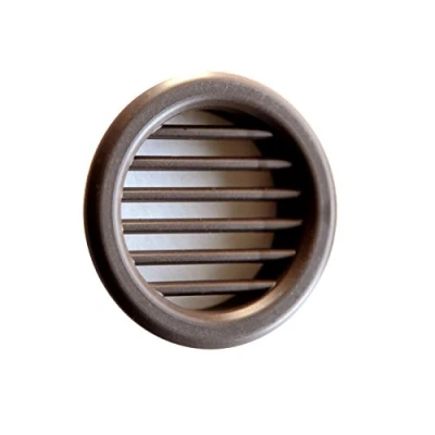 Image of La Ventilazione T3M Y Round Plastic Recessed Ventilation Grille, Brown, Diametro esterno 40 mm