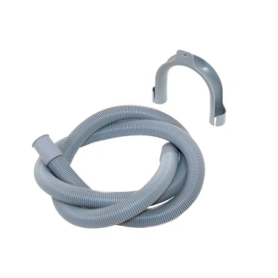 Image of Washing Machine Drain Outlet Hose and Hook Fits Universal with 22/ 30 mm Fitting, 1.5 m