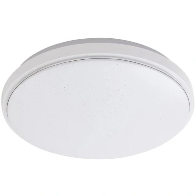 Image of Lindby LED ceiling lamp Glamo, Ø 39 cm, chrome, white, IP44