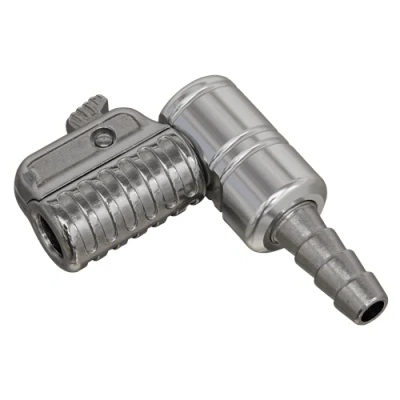 Image of Sealey 90 Angled Swivel Tyre Inflator Clip On Connector 8mm Bore