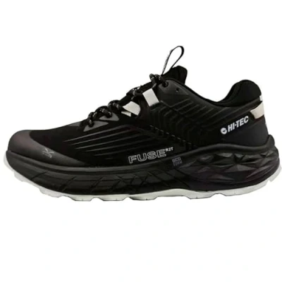 Image of Hi Tec Fuse Trail Low Trekking, Mountain for Men, Black/White, 8.5 UK