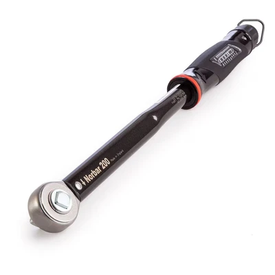 Image of Norbar 130104 Model 200 Torque Wrench Dual Scale Push Through Ratchet, Black, 1/2 Inch Drive