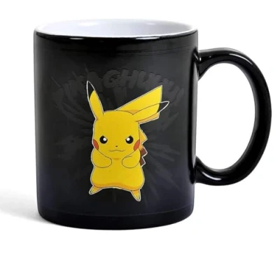 Image of GB eye LTD MGH0008 , Pokemon, Pikachu, Heat Changing Mug, Wood, Multi Colour, 15 x 10 9 cm