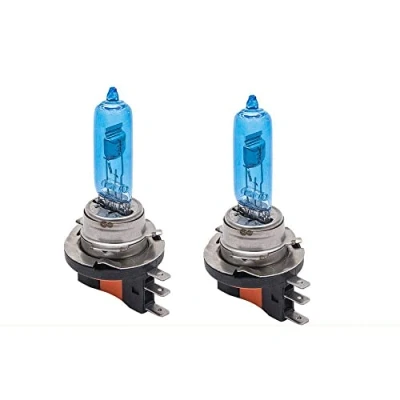 Image of Xenon White Headlight Bulb H7, 2PCS HugeAuto 12V HID Super Bright halogen Lamp High Effect Vehicle 100W Car Fog Light H15