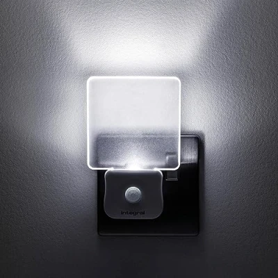 Image of Integral 2 Pack LED Motion Sensor Night Light, Plug in Wall with Dusk to Dawn Photocell Sensor, for Hallways, Landings, Stairs, Kitchens, Bedrooms, Baby’s Nursery and More