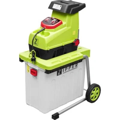 Image of Zipper GHAS2800 Electric Garden Shredder 2800W + 44mm Cutting Width 240v